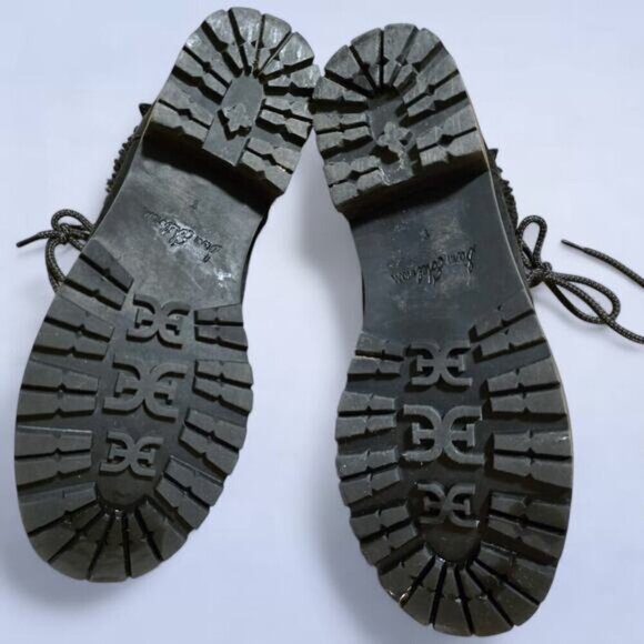 Women's Black Lace-Up Ankle Boots - Picture 8 of 8